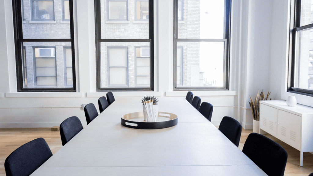empty conference room